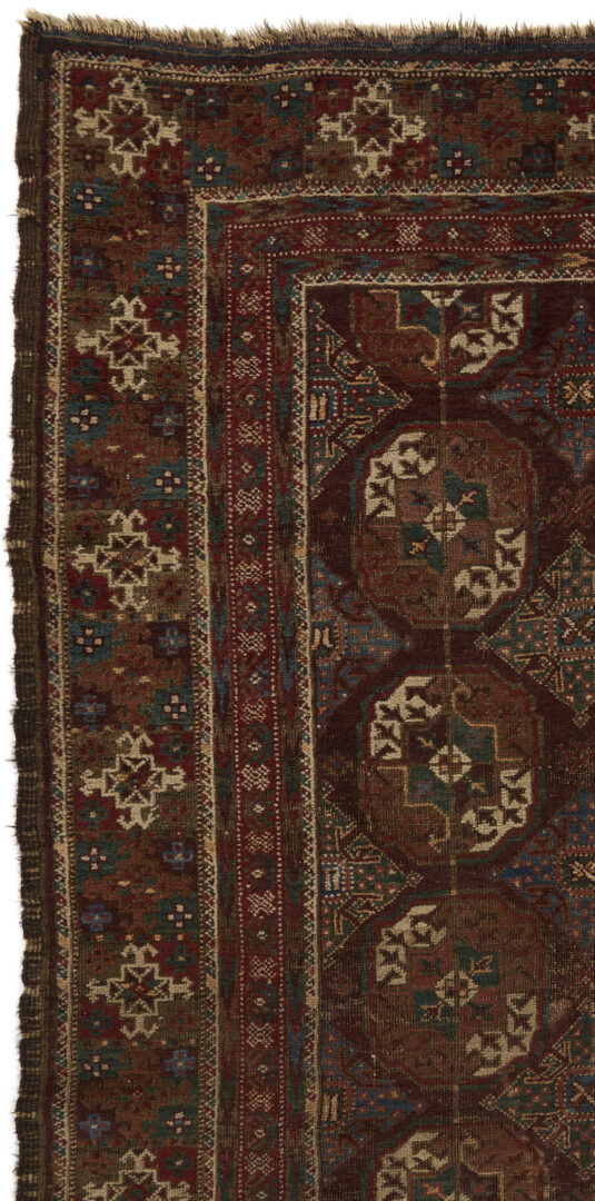 Lot 261: 2 Antique Turkman Rugs, Ersari Chuval & Tekke Carpet