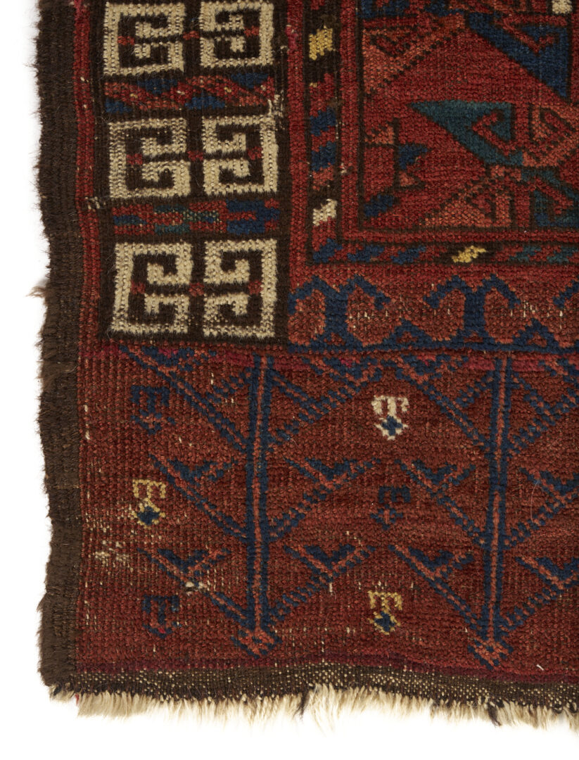 Lot 262: 2 Antique Turkmen Ensi Tribal Rugs, Yomud & Ersari