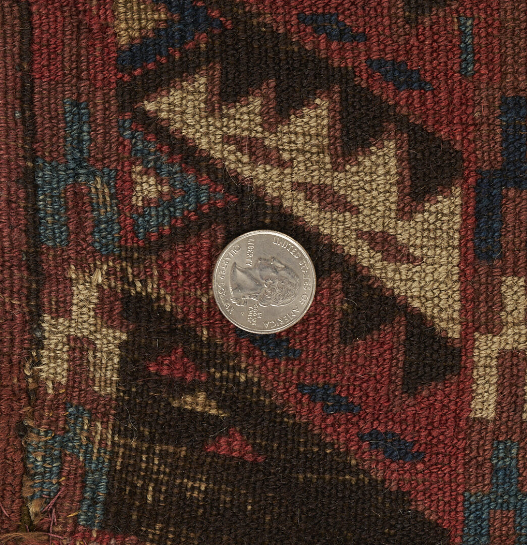 Lot 262: 2 Antique Turkmen Ensi Tribal Rugs, Yomud & Ersari