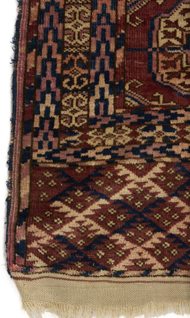 Lot 264: 3 Antique Tekke Turkmen Rugs, incl. Chuval
