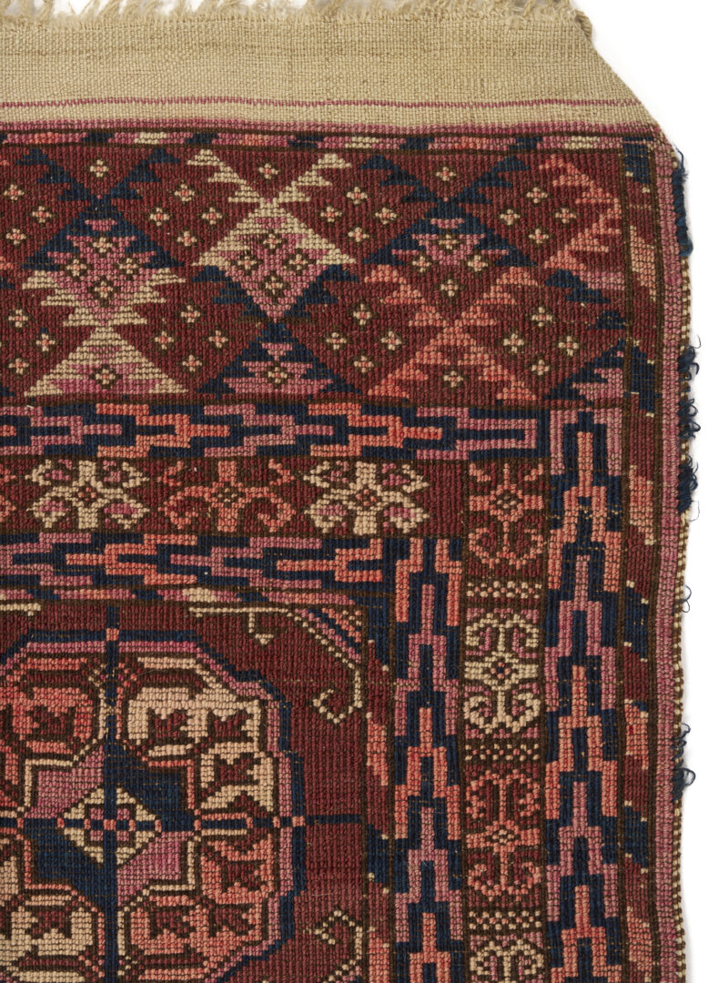 Lot 264: 3 Antique Tekke Turkmen Rugs, incl. Chuval