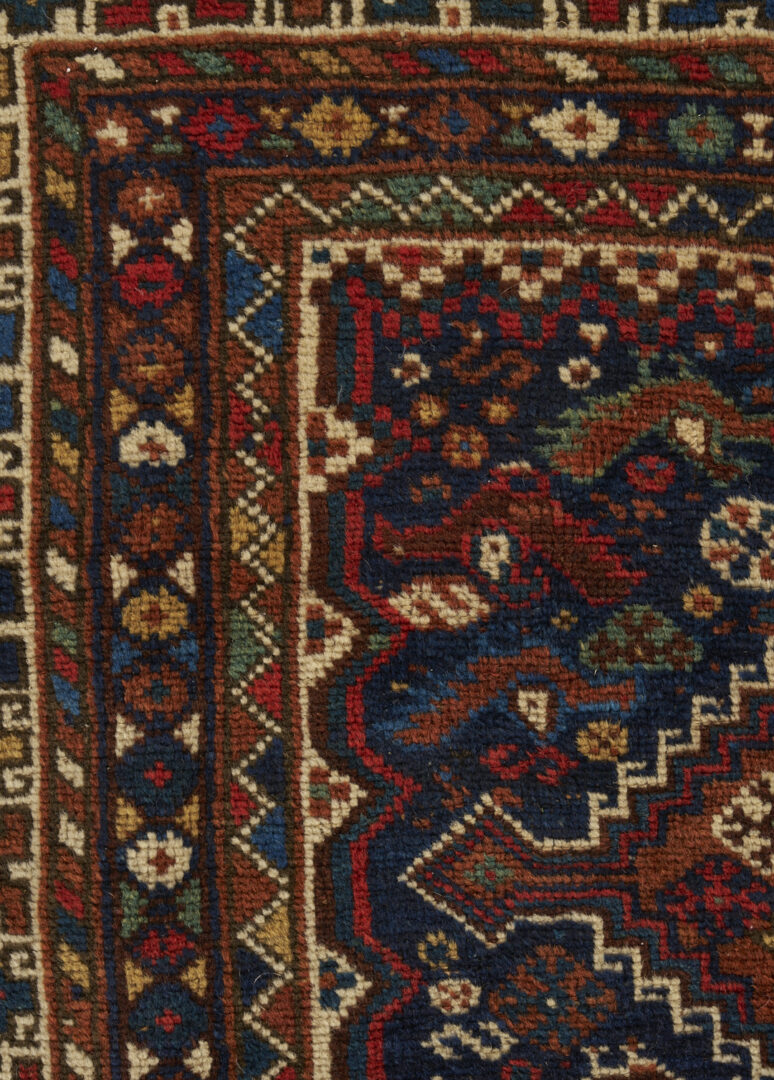 Lot 265: 2 Late 19th Century Tribal Rugs, Turkoman & Persian Qashqai