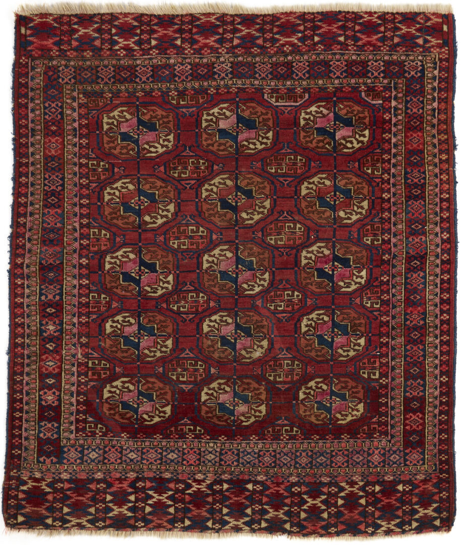 Lot 265: 2 Late 19th Century Tribal Rugs, Turkoman & Persian Qashqai