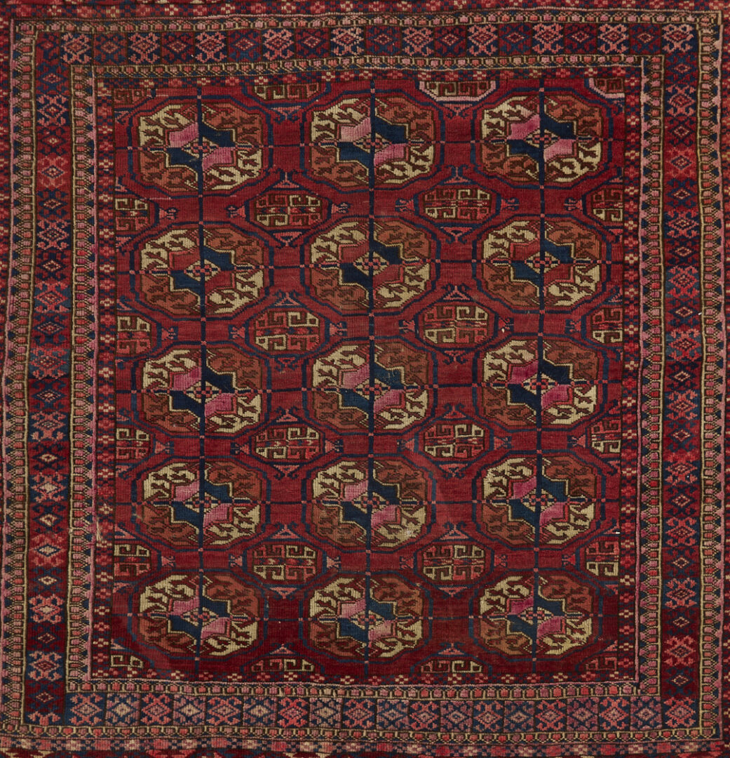 Lot 265: 2 Late 19th Century Tribal Rugs, Turkoman & Persian Qashqai
