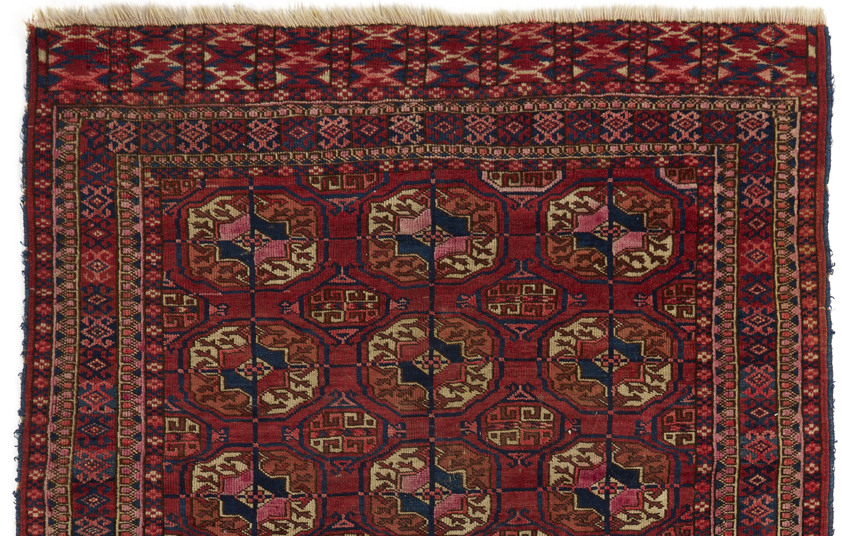 Lot 265: 2 Late 19th Century Tribal Rugs, Turkoman & Persian Qashqai