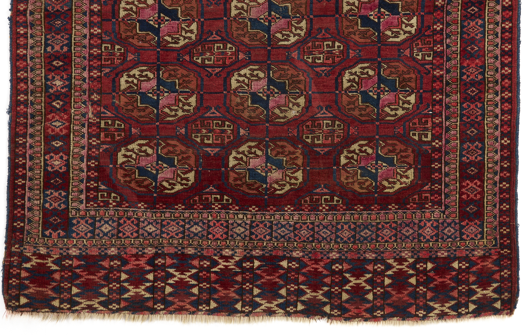Lot 265: 2 Late 19th Century Tribal Rugs, Turkoman & Persian Qashqai