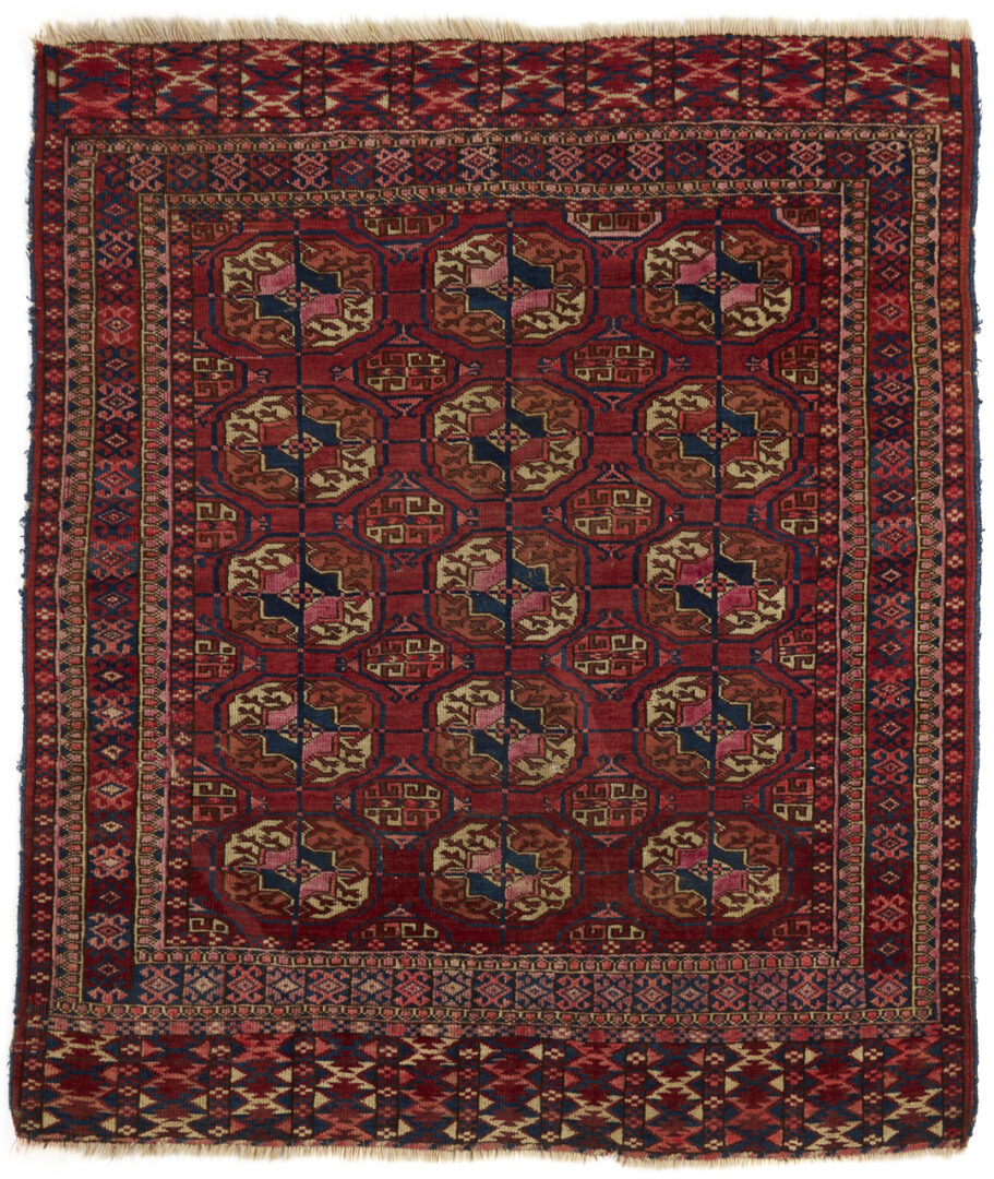 Lot 265: 2 Late 19th Century Tribal Rugs, Turkoman & Persian Qashqai