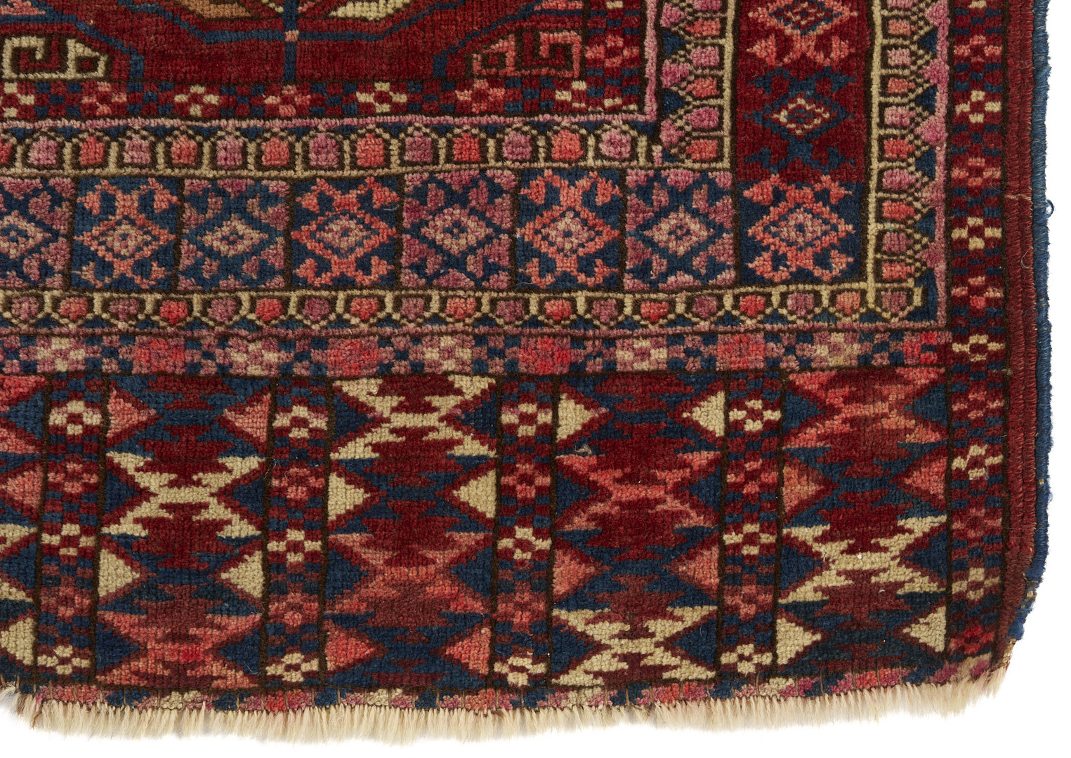 Lot 265: 2 Late 19th Century Tribal Rugs, Turkoman & Persian Qashqai