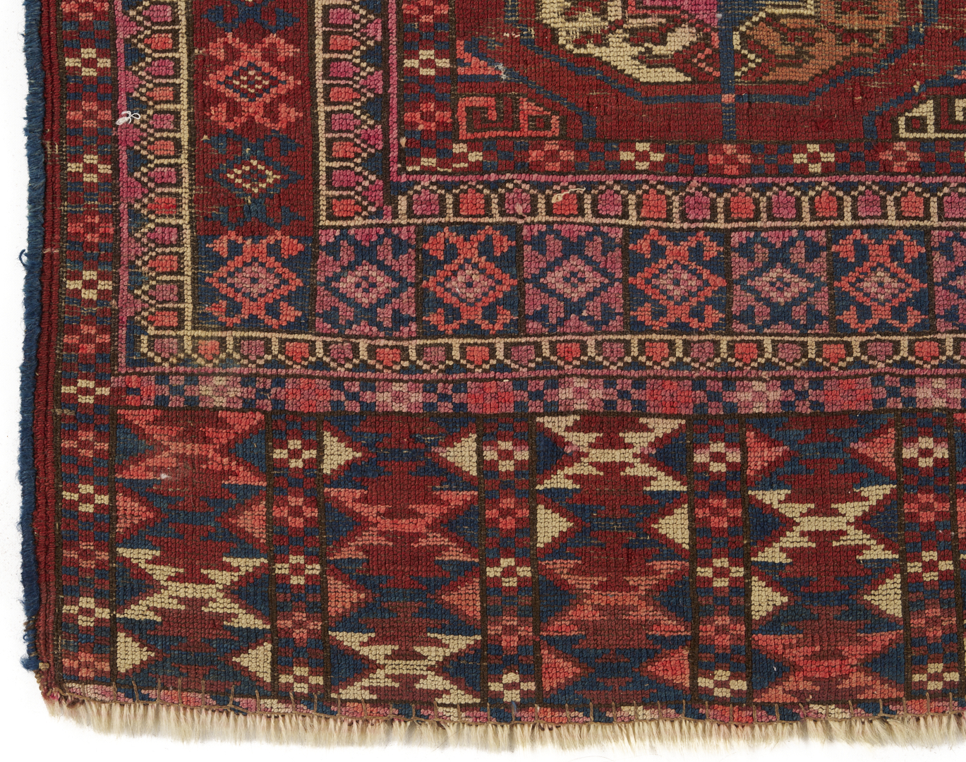 Lot 265: 2 Late 19th Century Tribal Rugs, Turkoman & Persian Qashqai