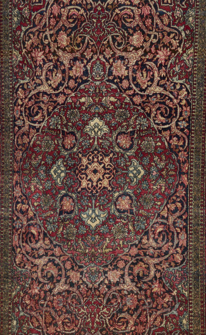 Lot 266: Antique Persian Isfahan Rug, 5 ft. x 7 ft.