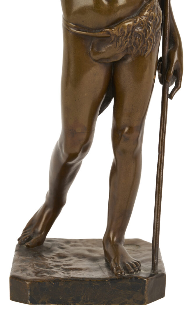 Lot 268: After Paul Dubois Bronze Figure, Jean Baptiste Enfant