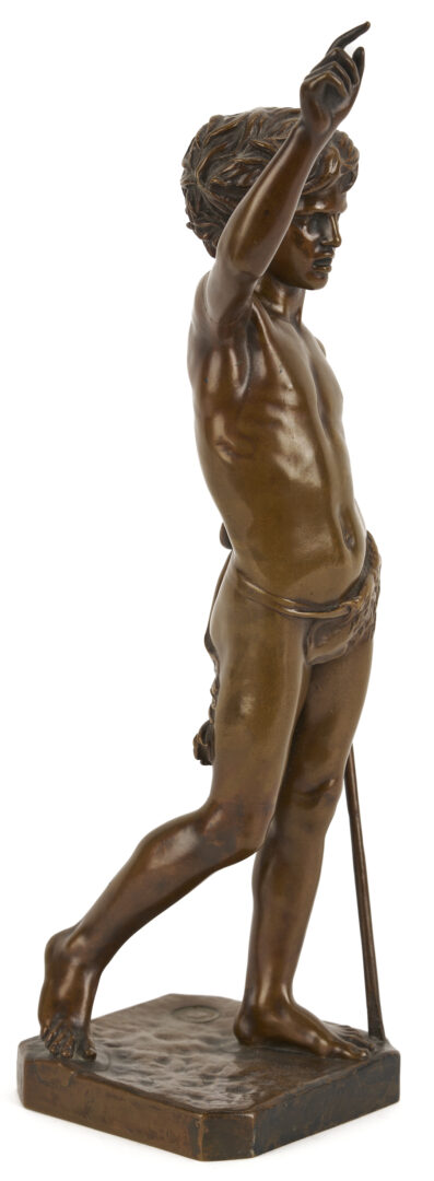 Lot 268: After Paul Dubois Bronze Figure, Jean Baptiste Enfant