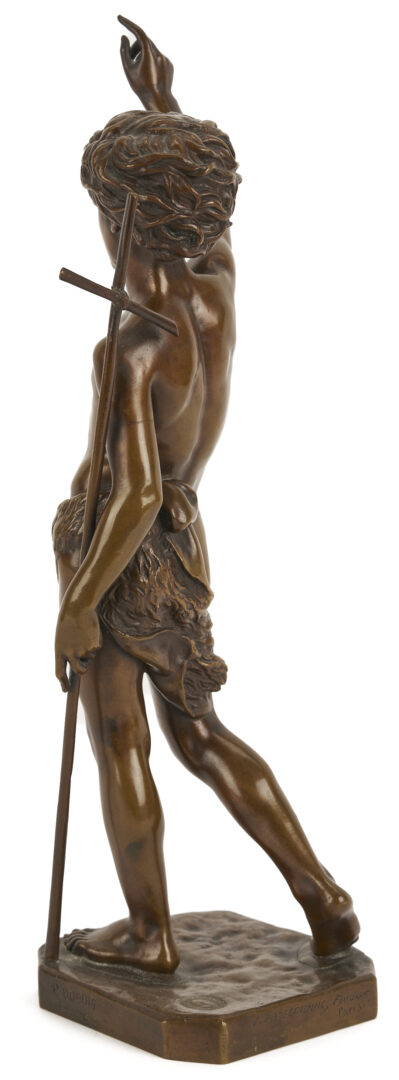 Lot 268: After Paul Dubois Bronze Figure, Jean Baptiste Enfant