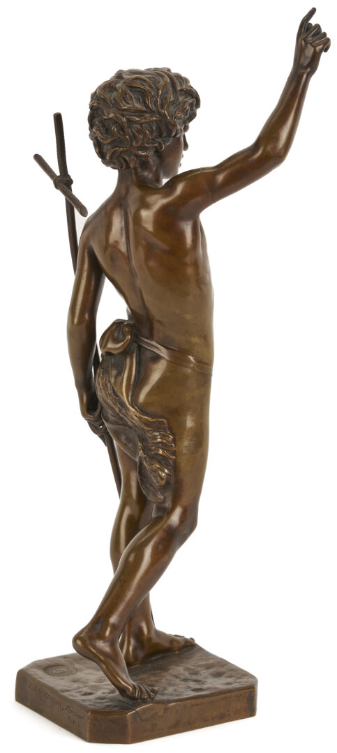 Lot 268: After Paul Dubois Bronze Figure, Jean Baptiste Enfant