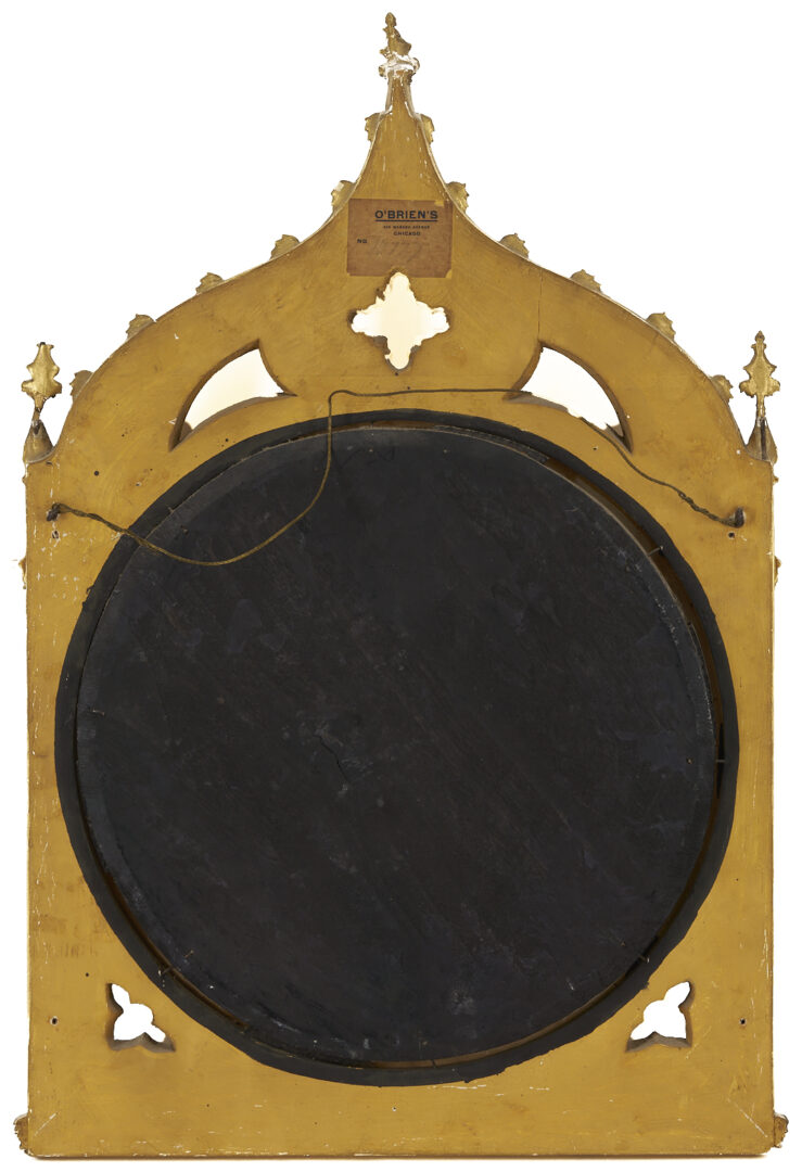 Lot 269: Tondo Painting after Fra Angelico, Gothic Gilt Frame