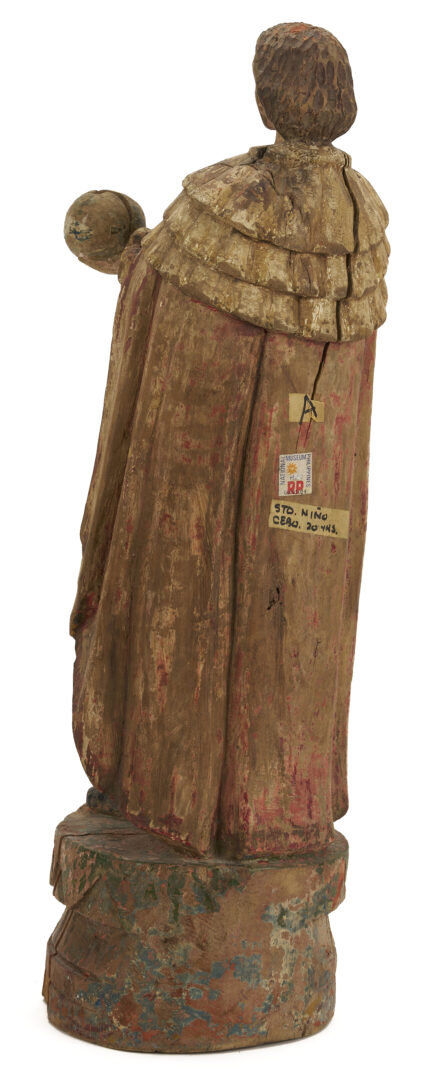 Lot 272: Spanish Colonial Philippines Santos Figure, Jesus of Prague