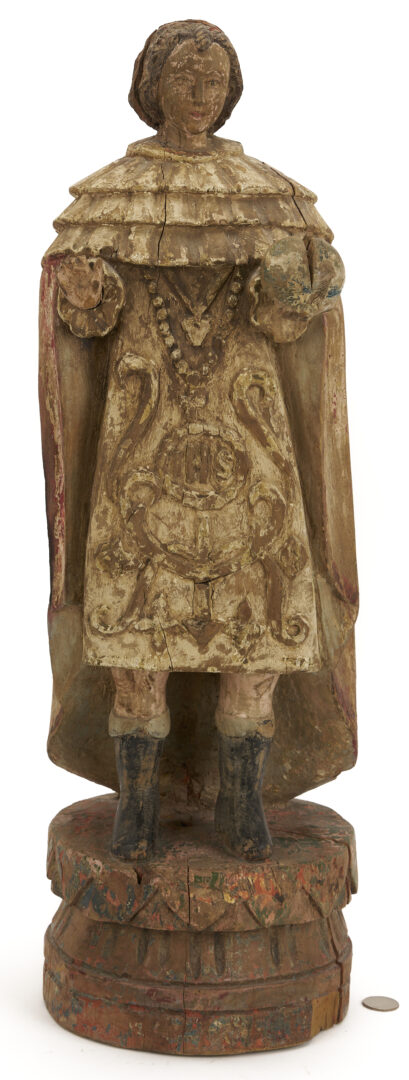 Lot 272: Spanish Colonial Philippines Santos Figure, Jesus of Prague