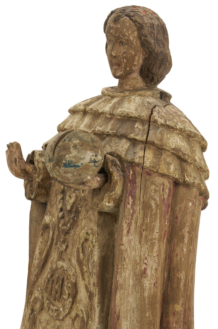Lot 272: Spanish Colonial Philippines Santos Figure, Jesus of Prague