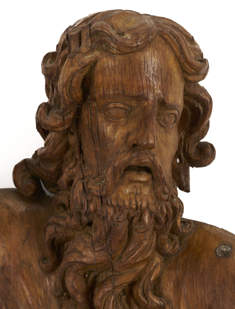 Lot 273: Renaissance Style Carved Salvator Mundi