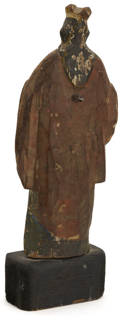Lot 276: 2 Spanish Colonial Carved Santos Figures