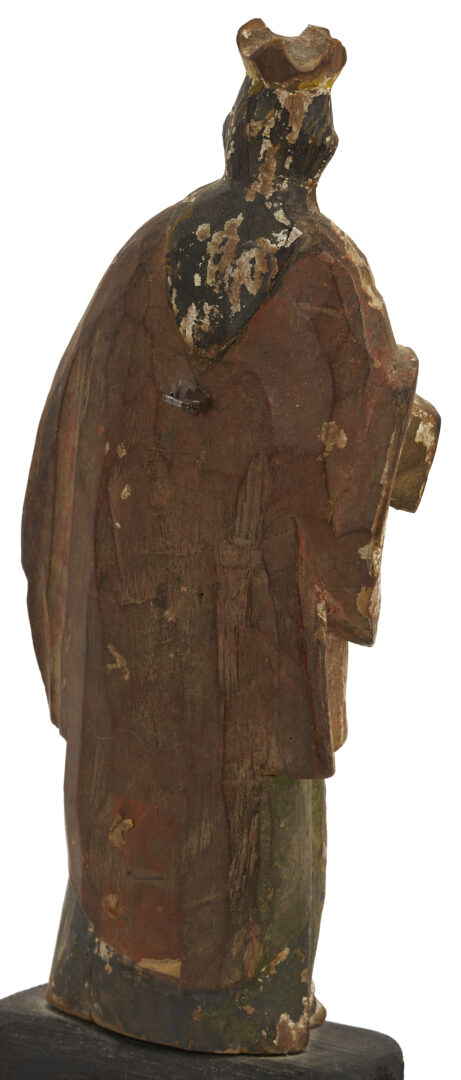 Lot 276: 2 Spanish Colonial Carved Santos Figures