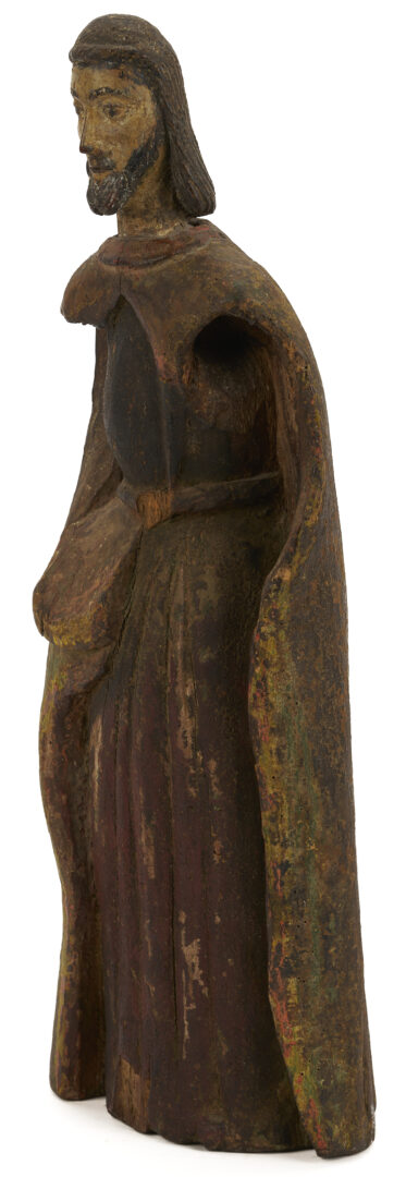 Lot 276: 2 Spanish Colonial Carved Santos Figures