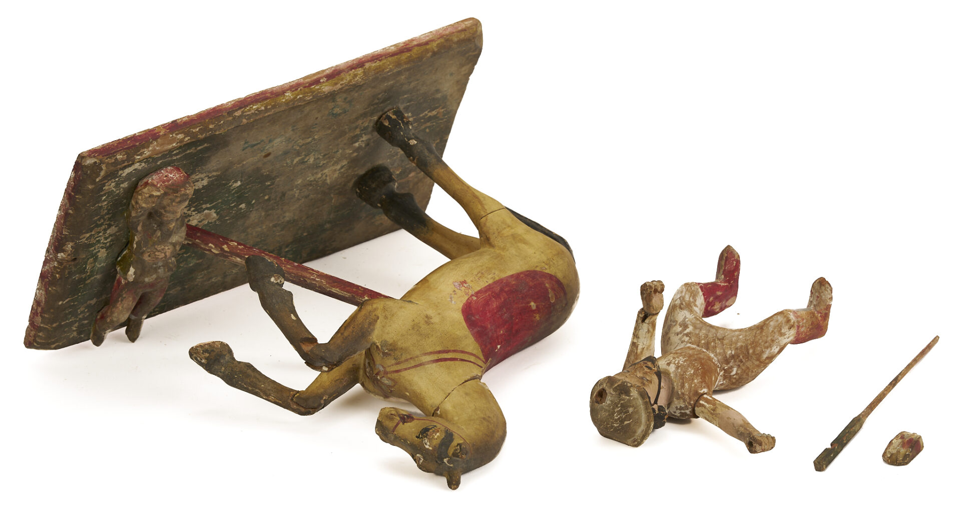 Lot 277: Saint James the Moor-Slayer Santos Sculpture