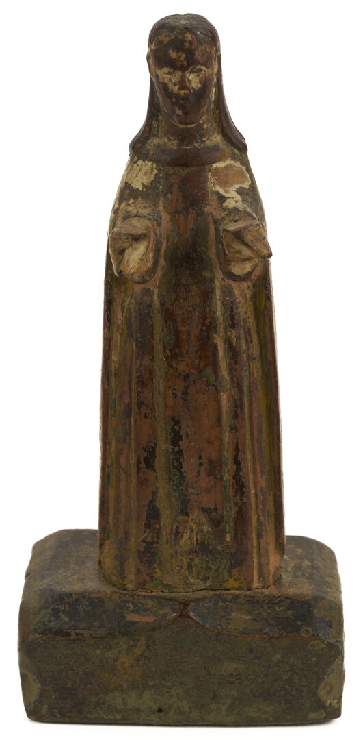 Lot 278: 4 Carved Spanish Colonial Santos Figures, incl. Christ