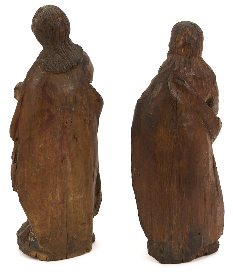Lot 278: 4 Carved Spanish Colonial Santos Figures, incl. Christ