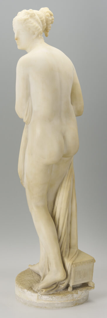 Lot 279: Pietro Bazzanti Marble Sculpture, Venus Italica After Canova, 19th C.