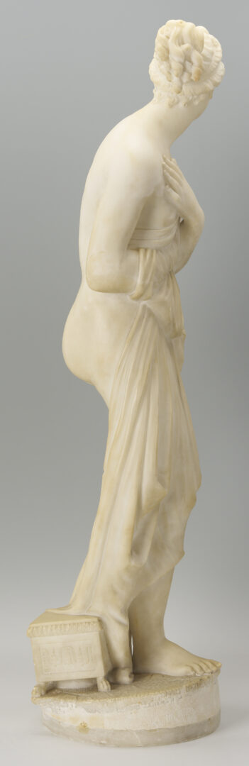 Lot 279: Pietro Bazzanti Marble Sculpture, Venus Italica After Canova, 19th C.