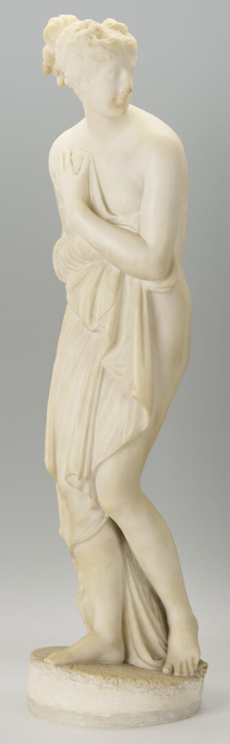 Lot 279: Pietro Bazzanti Marble Sculpture, Venus Italica After Canova, 19th C.