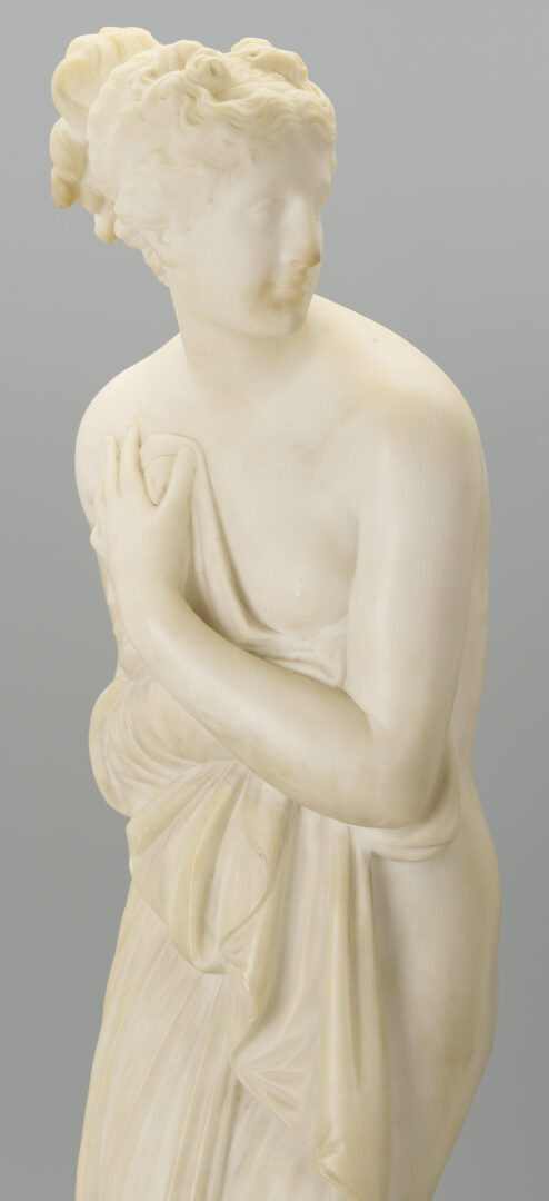 Lot 279: Pietro Bazzanti Marble Sculpture, Venus Italica After Canova, 19th C.