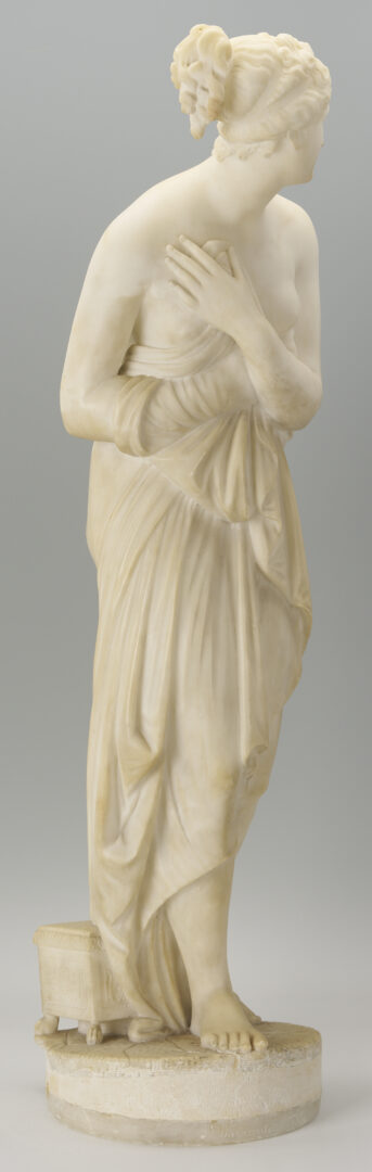 Lot 279: Pietro Bazzanti Marble Sculpture, Venus Italica After Canova, 19th C.