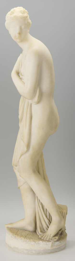 Lot 279: Pietro Bazzanti Marble Sculpture, Venus Italica After Canova, 19th C.