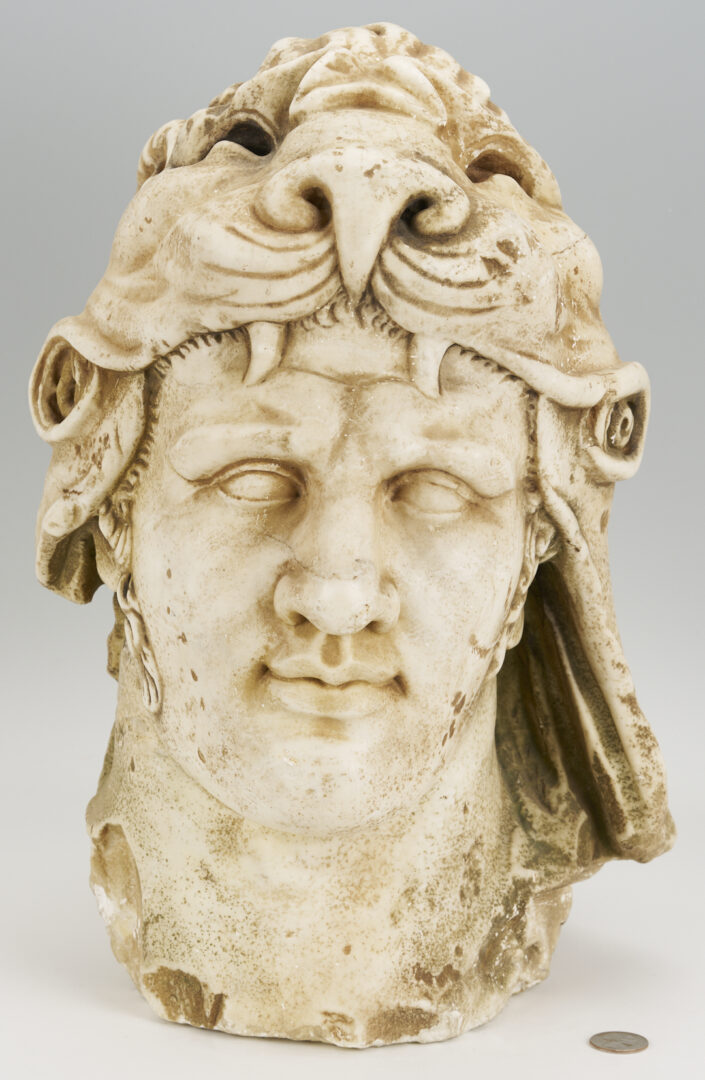 Lot 280: Marble Sculpture of Hercules Wearing the Nemean Lion Skin, Mithridates VI