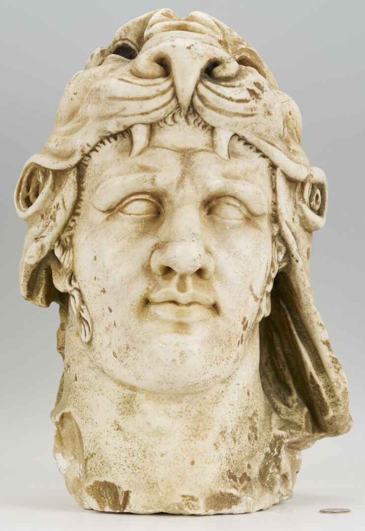 Lot 280: Marble Sculpture of Hercules Wearing the Nemean Lion Skin, Mithridates VI