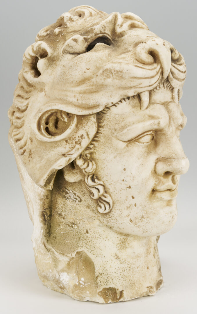 Lot 280: Marble Sculpture of Hercules Wearing the Nemean Lion Skin, Mithridates VI