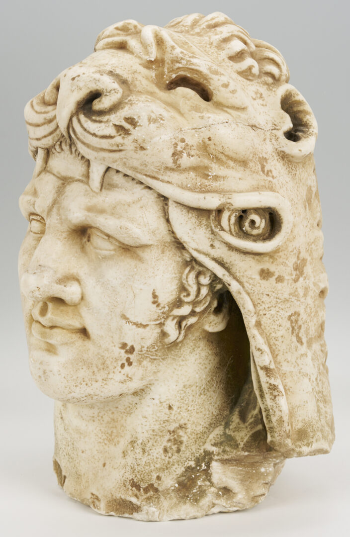 Lot 280: Marble Sculpture of Hercules Wearing the Nemean Lion Skin, Mithridates VI