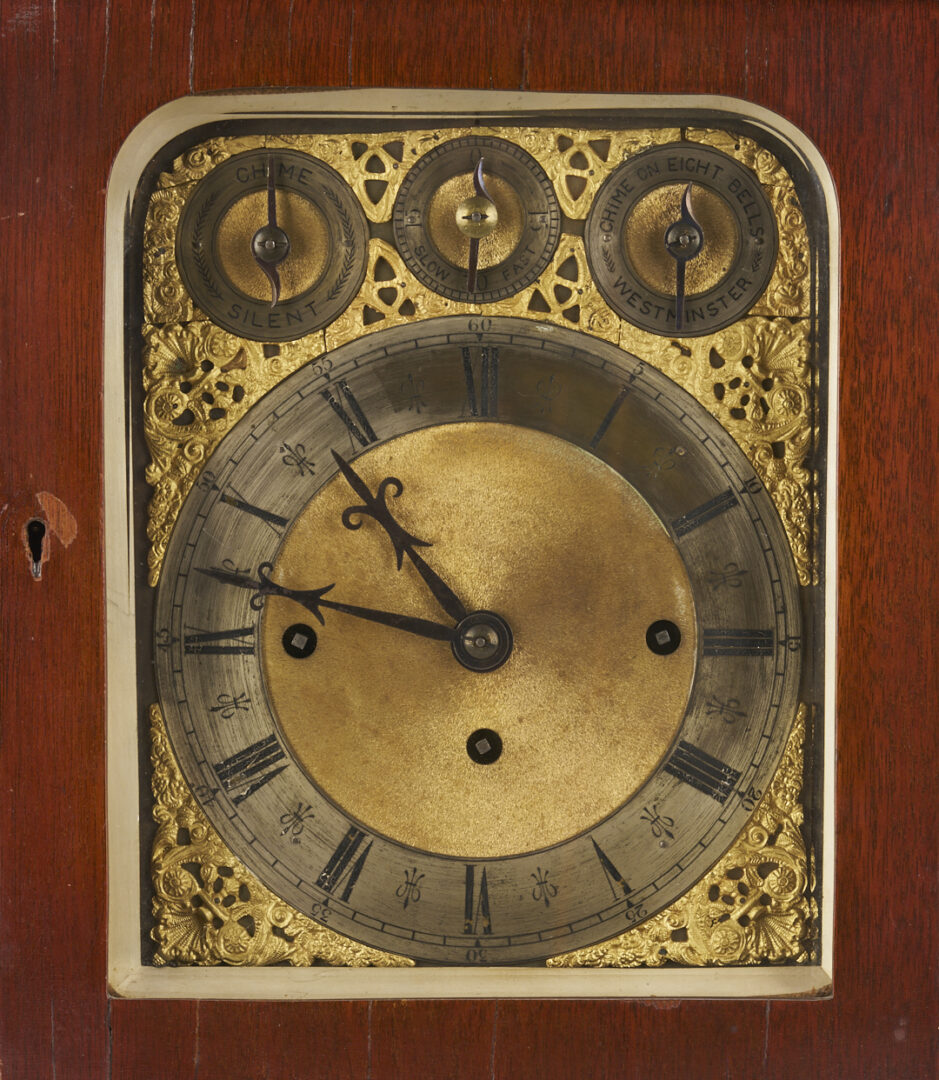 Lot 283: Edwardian Triple Fusee 8 Bell Bracket Clock with Ormolu Mounts