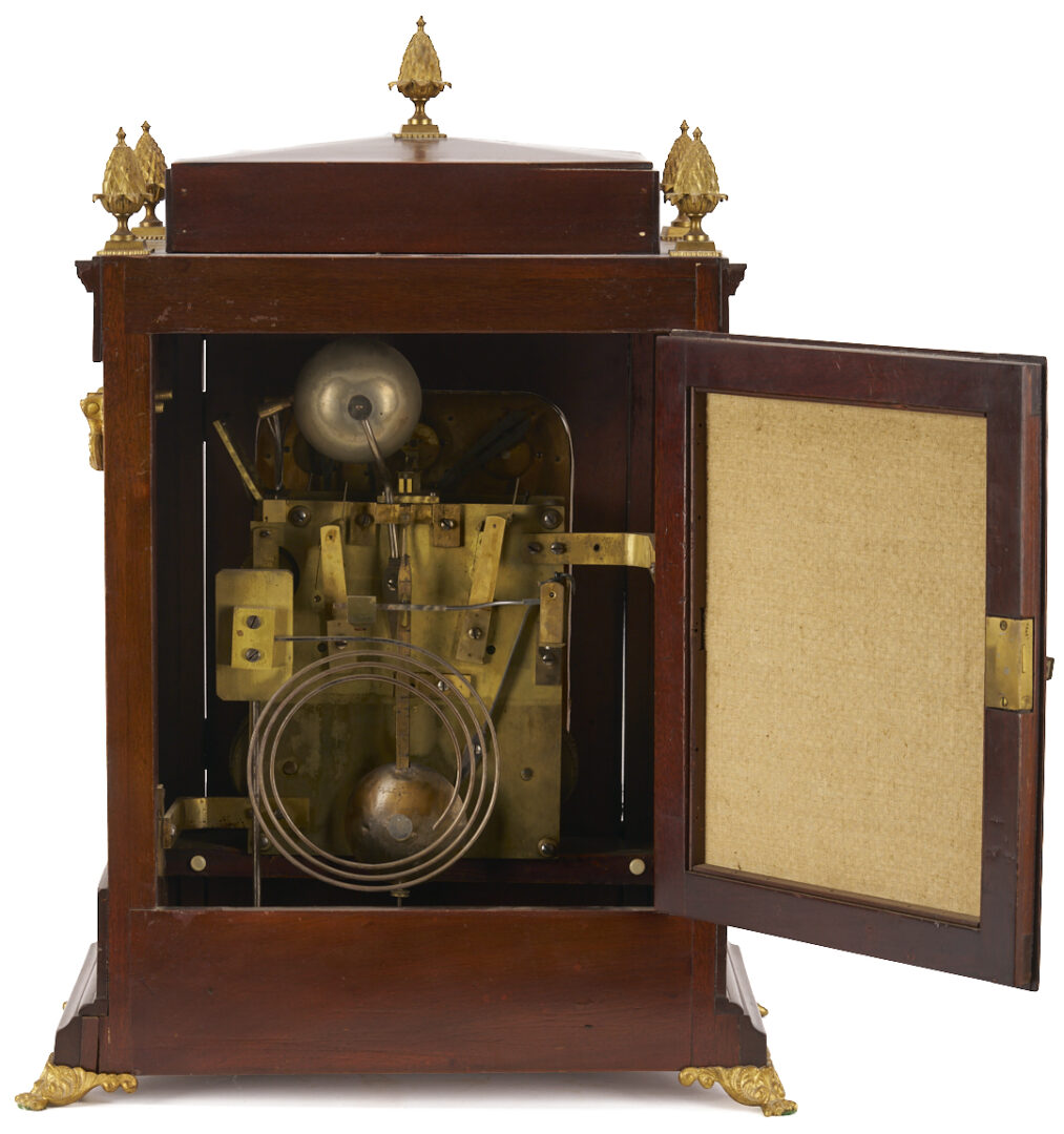 Lot 283: Edwardian Triple Fusee 8 Bell Bracket Clock with Ormolu Mounts
