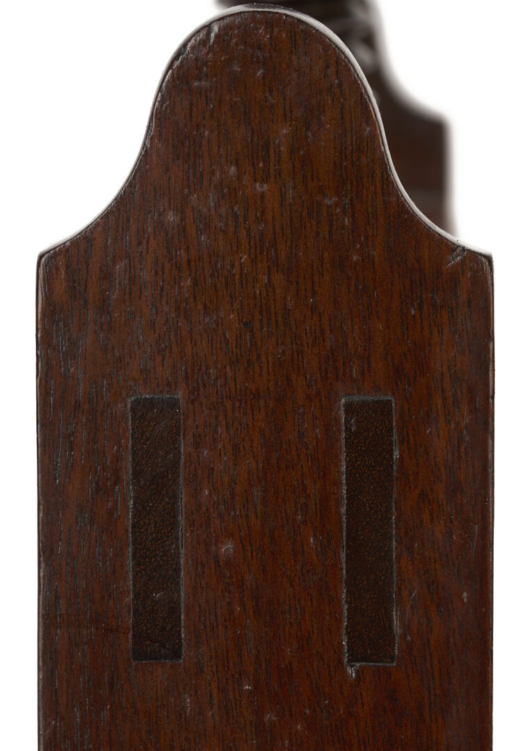 Lot 284: English Mahogany Book Press, Cheese Coaster, & Desk Caddy