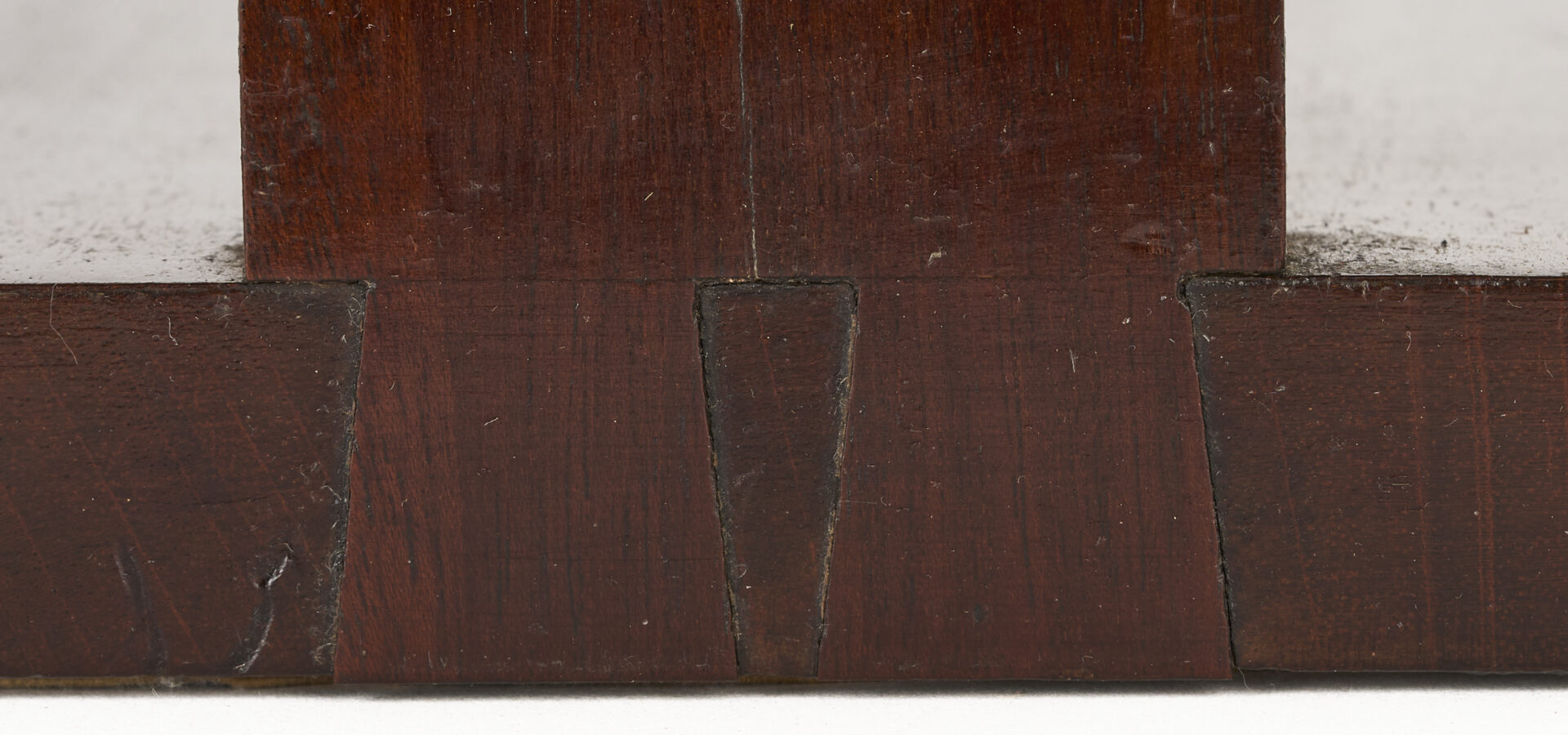 Lot 284: English Mahogany Book Press, Cheese Coaster, & Desk Caddy