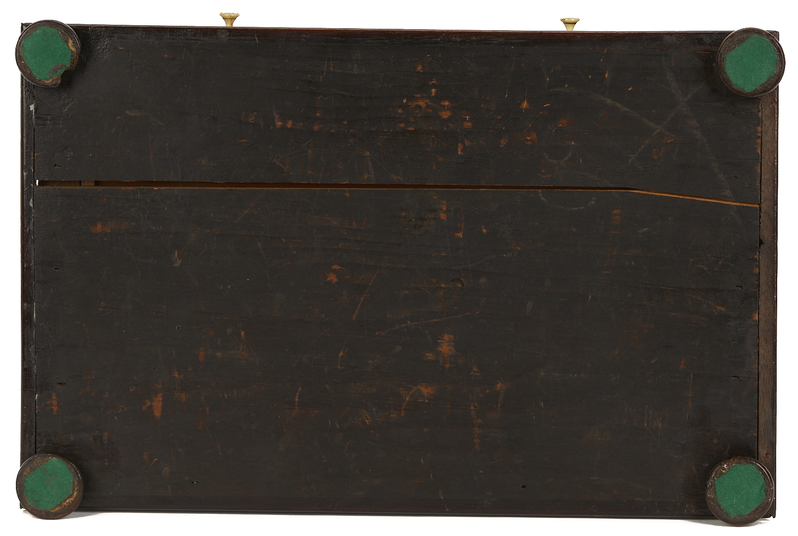 Lot 284: English Mahogany Book Press, Cheese Coaster, & Desk Caddy