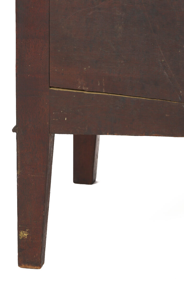 Lot 286: British Mahogany Campaign or Dressing Chest