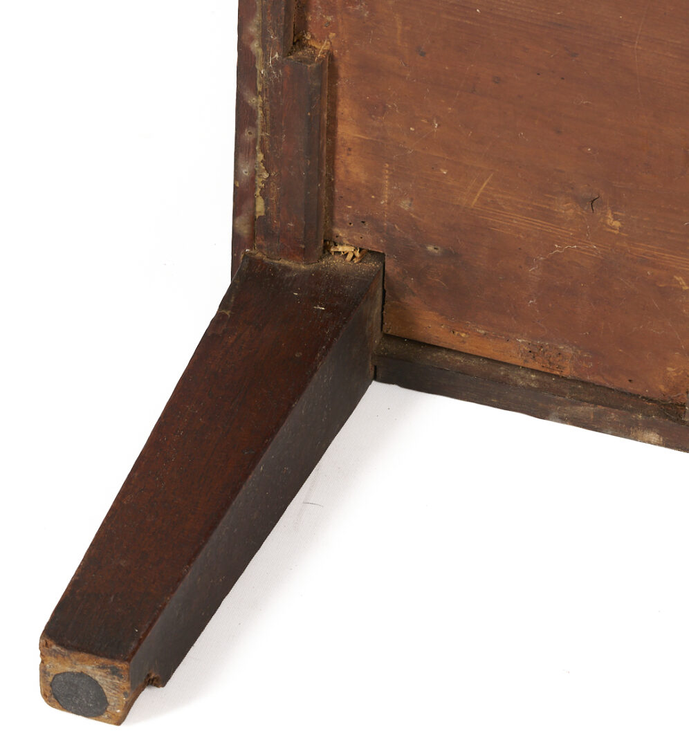 Lot 286: British Mahogany Campaign or Dressing Chest