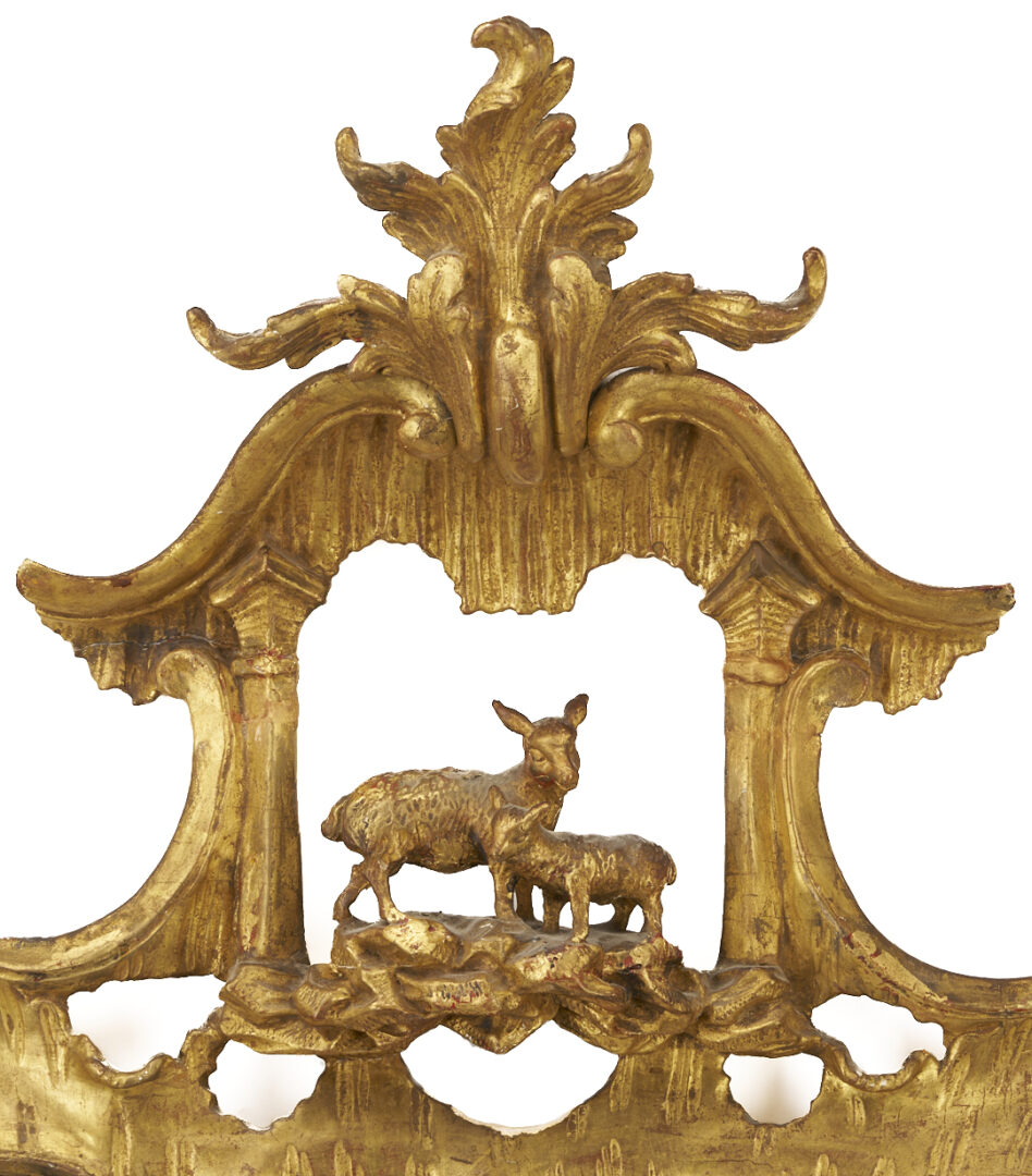 Lot 288: Chinese Chippendale Style Giltwood Mirror