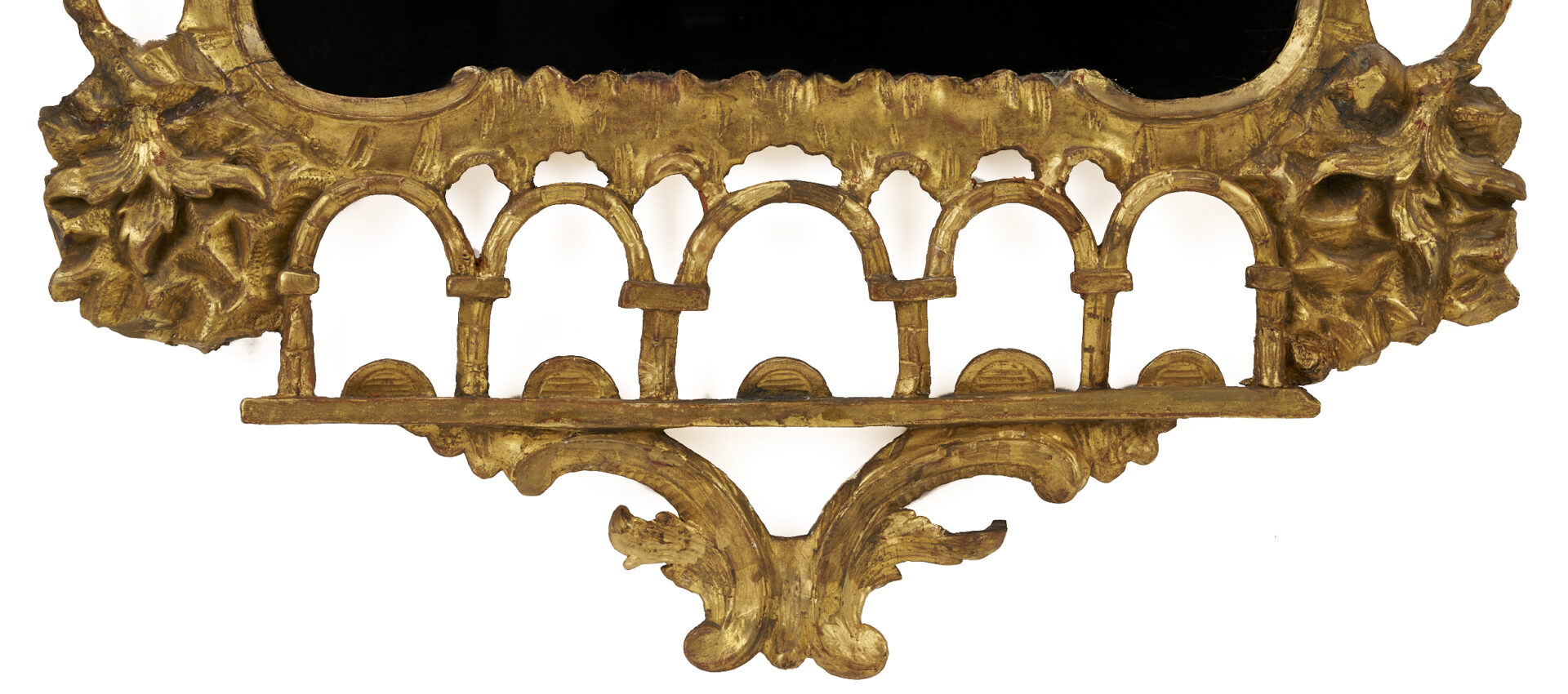 Lot 288: Chinese Chippendale Style Giltwood Mirror