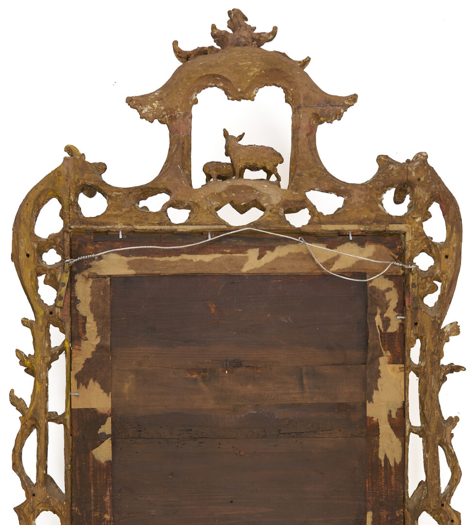 Lot 288: Chinese Chippendale Style Giltwood Mirror
