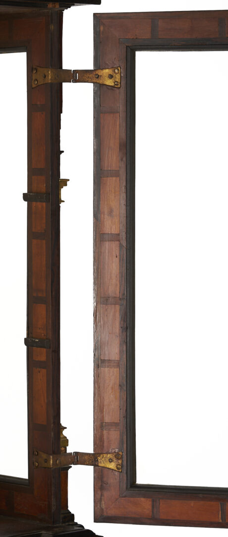 Lot 289: Antique Continental Tortoiseshell Vitrine on Stand